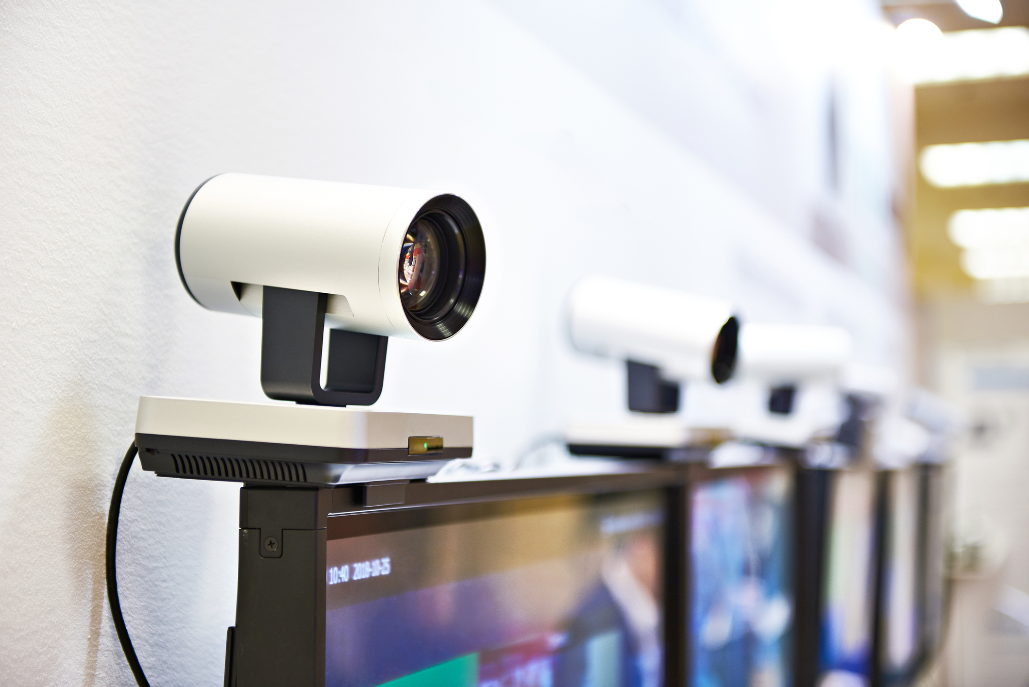 External video camera for video conferencing